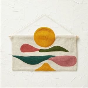 OPALHOUSE X JUNGALOW Sunset Woven Wall Hanging, 30" x 20", NWT